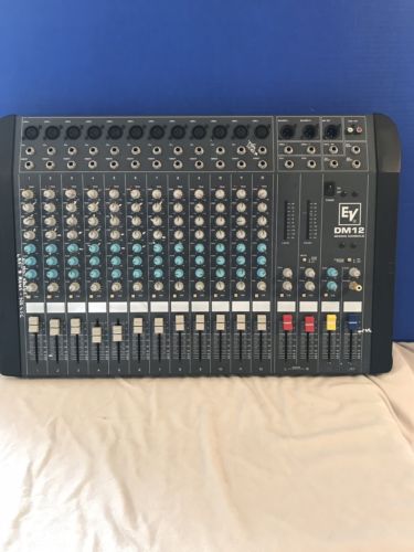 Vintage Electro Voice EV DM12 Mixing Console Nice Condition Tested Working