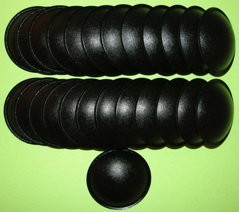 50 Coated Paper Speaker Replacement Dust Caps 65 mm ( 2.56 Inches) Free Shipping