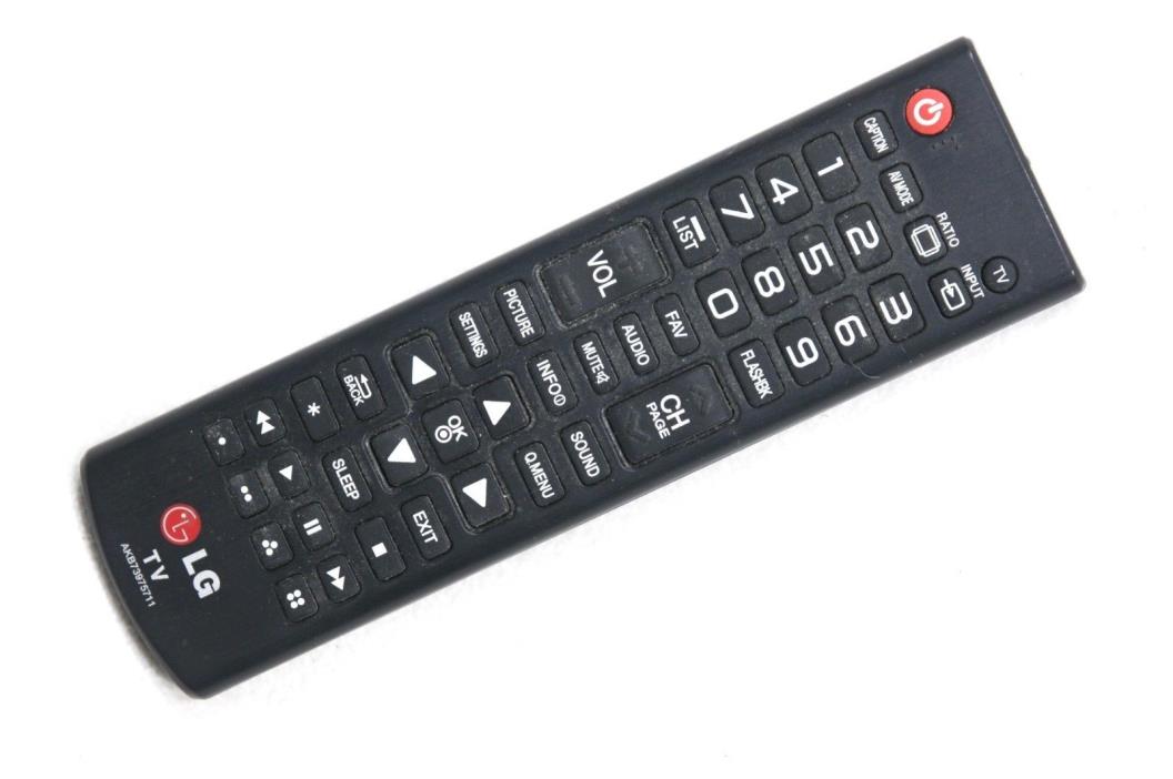 AGF76631012 LG OEM IR Remote Control for LG TV # 42LB5600 - Tested - Good