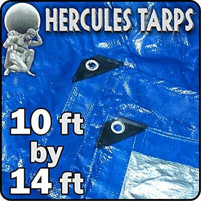 Tarp2-10x14-1 Hercules Shelter Cover Waterproof Tarpaulin Plastic Protection For