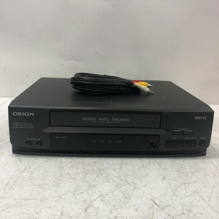 Orion VHS Player Model VR-0210 Cassette Recorder Tested Working No Remote