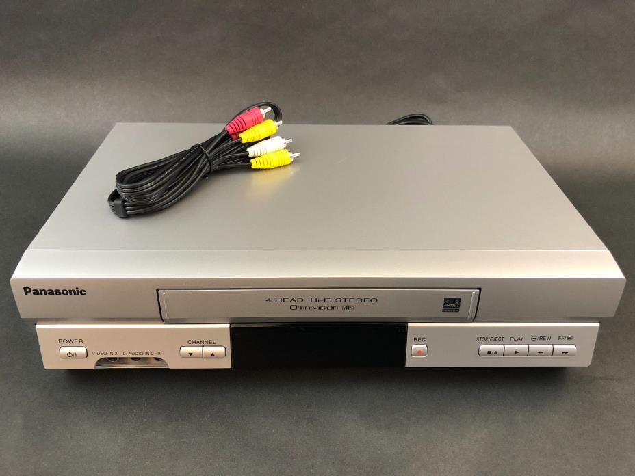 Panasonic PV-V4525S VCR Recorder Player 4 Head HiFi Omnivision Stereo - Tested