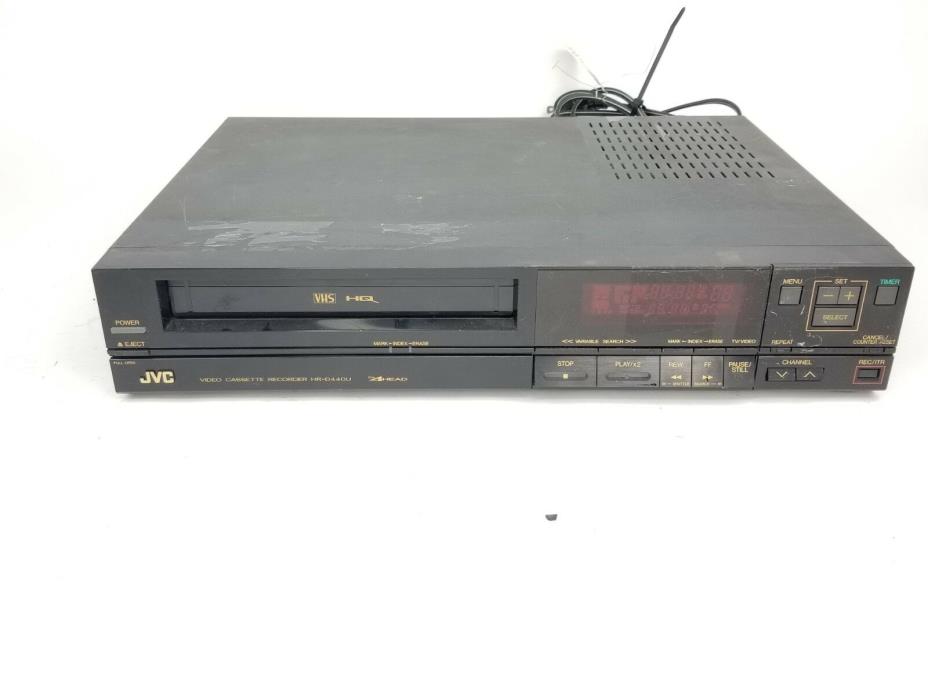 JVC HR-D440U VCR Video Cassette Recorder w/Remote - Free Shipping