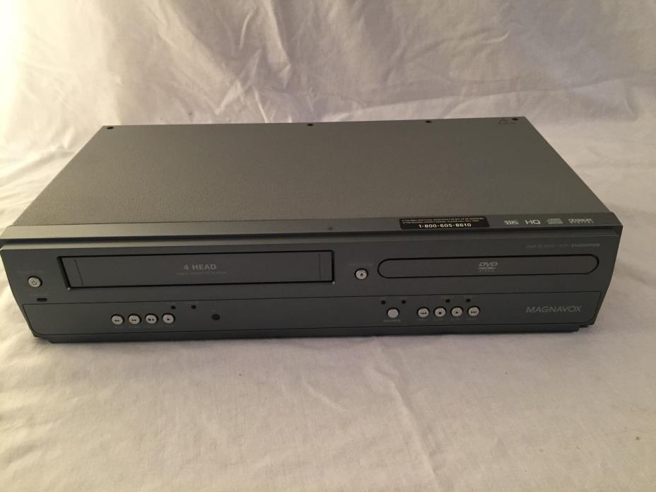 Magnavox DV200MW8 DVD VHS Combo Player Tested Eats Tapes Needs Repair