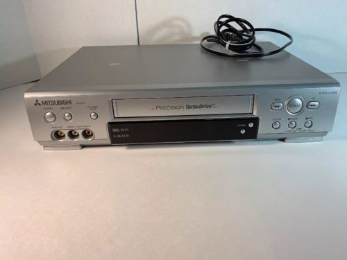 Mitsubishi HS-U449 VHS VCR HiFi 4 Head Precision TurboDrive Tested