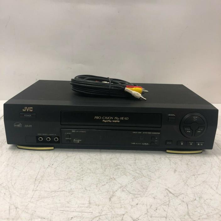 JVC HR-VP693U Hi-Fi Pro-Cision 4-Head VHS / VCR VCR Plus+ Works Great.
