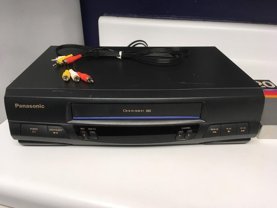 Panasonic Omnivision PVQ-V200 VCR VHS Player Recorder No Remote
