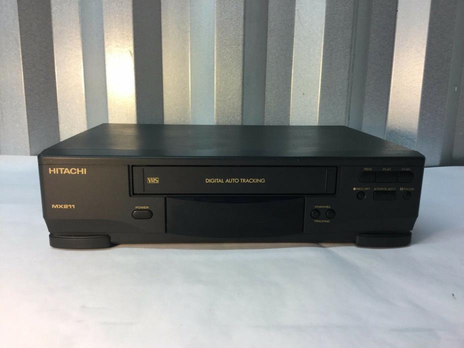Hitachi VT-MX211A  VHS VCR Player -TESTED AND WORKS GREAT- Good Condition
