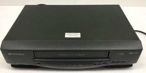 Sansui VHF6012 VCR HIFI Stereo VHS Player Video Cassette Recorder 4 Head Tested