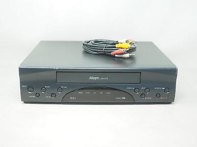 ZENITH ALLEGRO ALG410 VCR VHS Player/Recorder Works Great! Free Shipping!