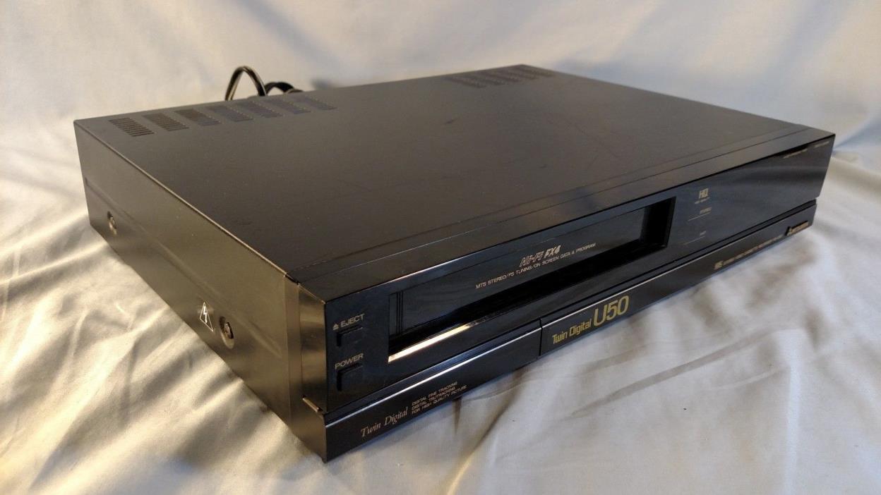 Mitsubishi Twin Digital HS-U50 HiFi FX4 VCR -Good Condition- For Repair