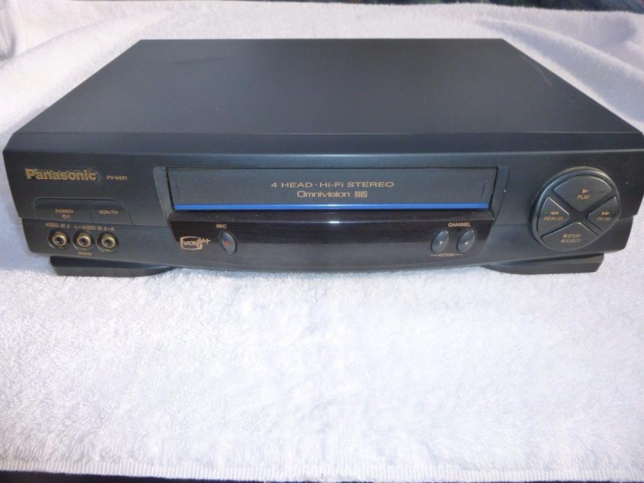 Panasonic PV-9451 Hi - Fi Stereo VHS VCR Video Cassette Recorder Player - Tested