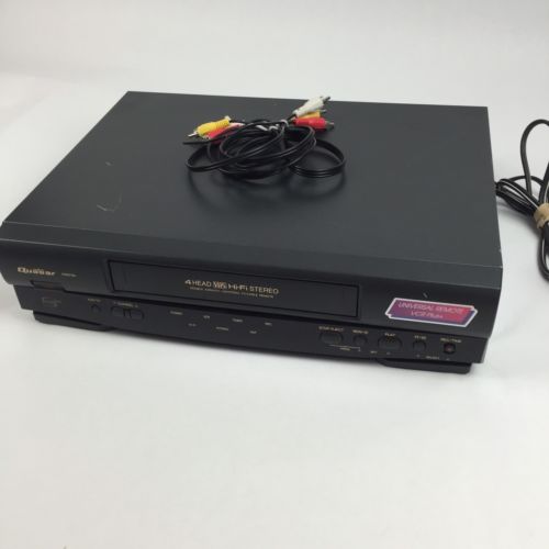 Quasar VHQ760 VHS VCR Player With Video cable TESTED & WORKING EUC Vintage
