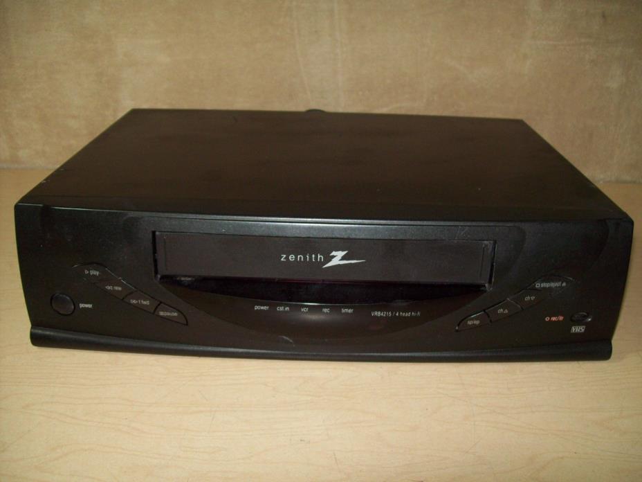 Vintage~Zenith VHS~VCR~Player~Model: VRB4215~Tested~