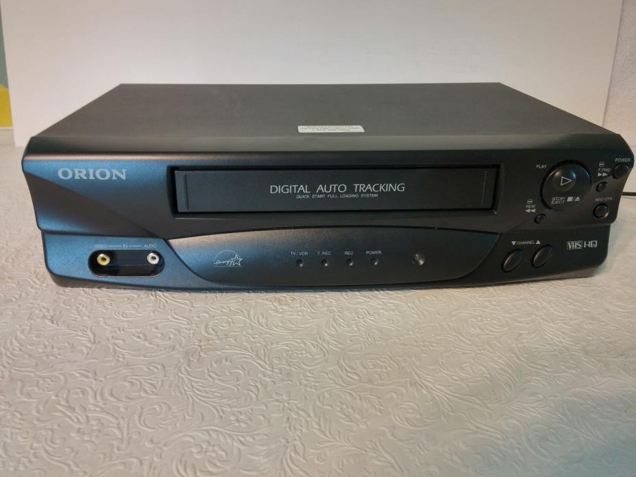 Orion VR0212 Stereo VHS VCR Player Recorder No Remote TESTED