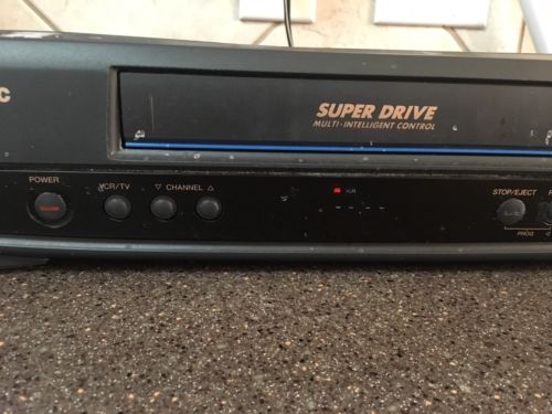 Panasonic NV-SD7020px VHS Cassette Player Record Vintage Remote Super Drive VCR