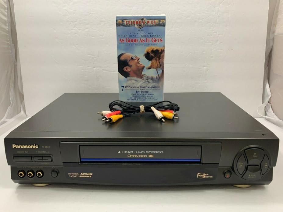 Panasonic PV-9662 VHS VCR 4 Head Video Cassette Recorder Omnivision HiFi Stereo