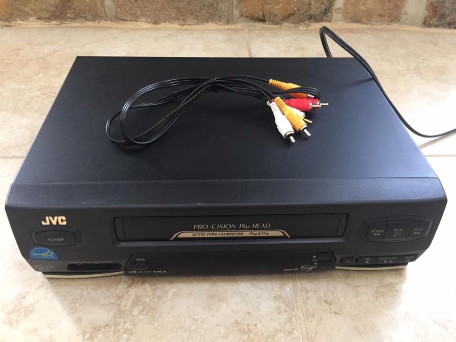 JVC HR-VP653U VCR VHS Player/Recorder HQ STEREO PRO-CISION 19u 4-HEAD - TESTED