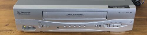 Emerson VHS Player EWV603 VCR 4 Head Hi-Fi Stereo Video VHS Recorder No Remote