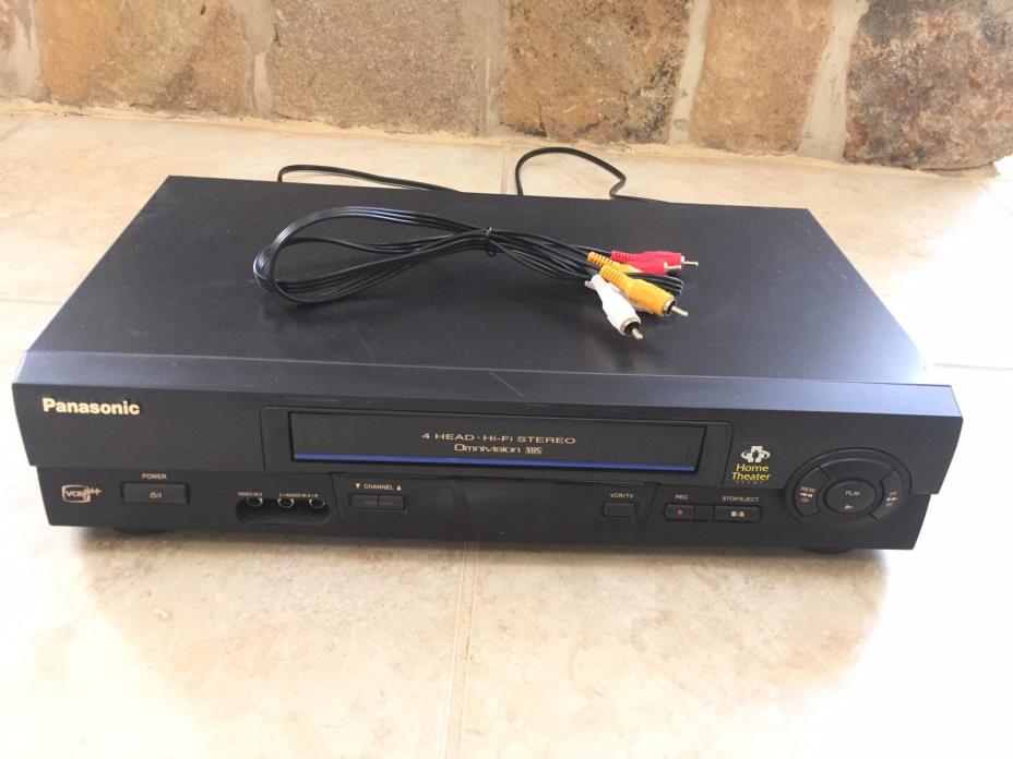 Panasonic PV-V4611 4 Head Hi-Fi Video Cassette VCR VHS Recorder Stereo TESTED