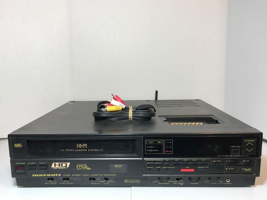 MARANTZ VR450 Vintage  Hifi Stereo VHS VCR