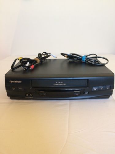 Quasar VHS VCR Recorder VHQ-40M 4-Head Omnivision Tested Working