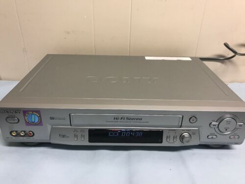Sony SLV-N81 VHS Hi-Fi Stereo Video Cassette Recorder VCR Tested Working