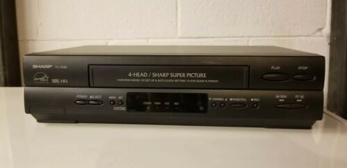 SHARP Super Picture VC-A560U 4 Head VCR VHS Tape Player With 19 Micron Head Rec.