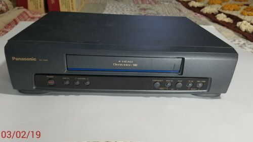 Panasonic PV-7400 Omnivision VCR VHS 4 Head Tape Player Recorder Tested