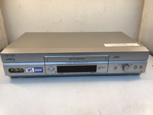 Sony VCR-VHS Video Tape Player Recorder SLV-N750