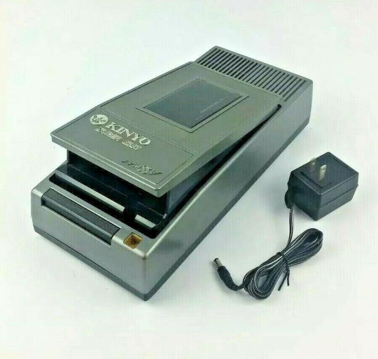 Vintage KINYO Super Slim VHS Video Cassette Rewinder Rewind Automatic M63V