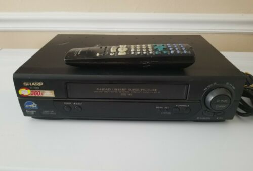 Sharp VC-A588U VHS VCR. Remote. Free Shipping. Fast Shipping