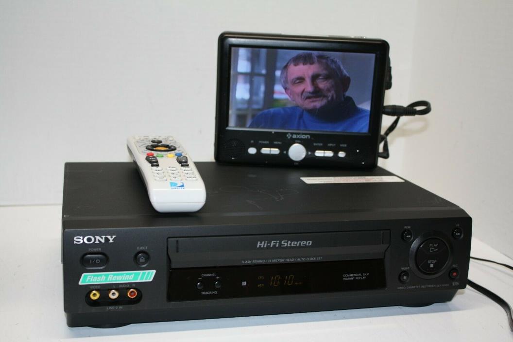 Sony SLV-N500 VHS VCR Video Cassette Recorder / Player 4-Head Hi Fi Stereo