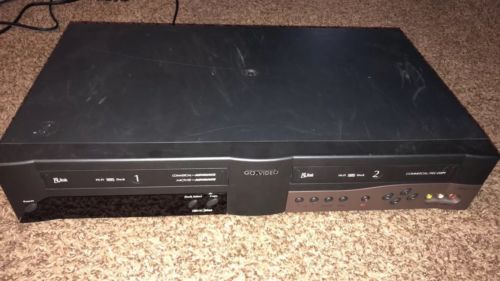 Go Video Dual Deck VCR DDV3110  Selling AS-IS Read Description