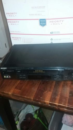 Sony SLV-778HF Hifi Stereo VHS VCR Videocassette Recorder Player No Remote Works