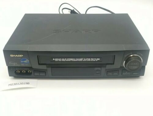 Sharp VCR 4-Head Hi-Fi Stereo Model VC-H986 Tested and Working - No Remote