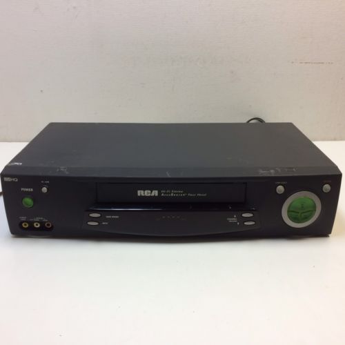 RCA Hi-Fi Stereo AccuSearch 4-Head VHS HQ VCR Video Player Recorder VR705HF GUC?