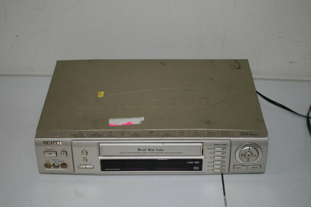 Samsung SV-5000W World Wide Video VCR VHS SQPB - Parts - AS IS