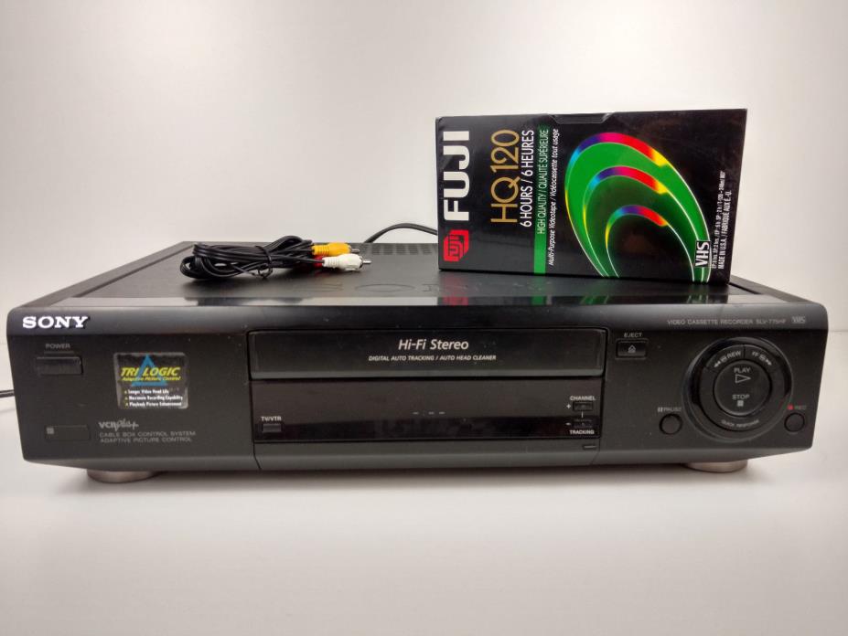 Sony SLV-775HF Hi-Fi Stereo VHS VCR Digital Auto Tracking - Tested & Working