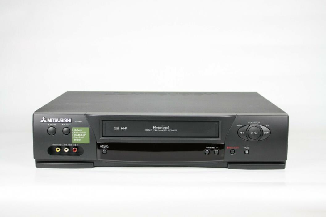 Mitsubishi HS-U430 4 Head VHS VCR No Remote TESTED