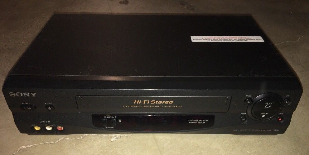 Sony SLV-N55 VHS VCR No Remote Tested