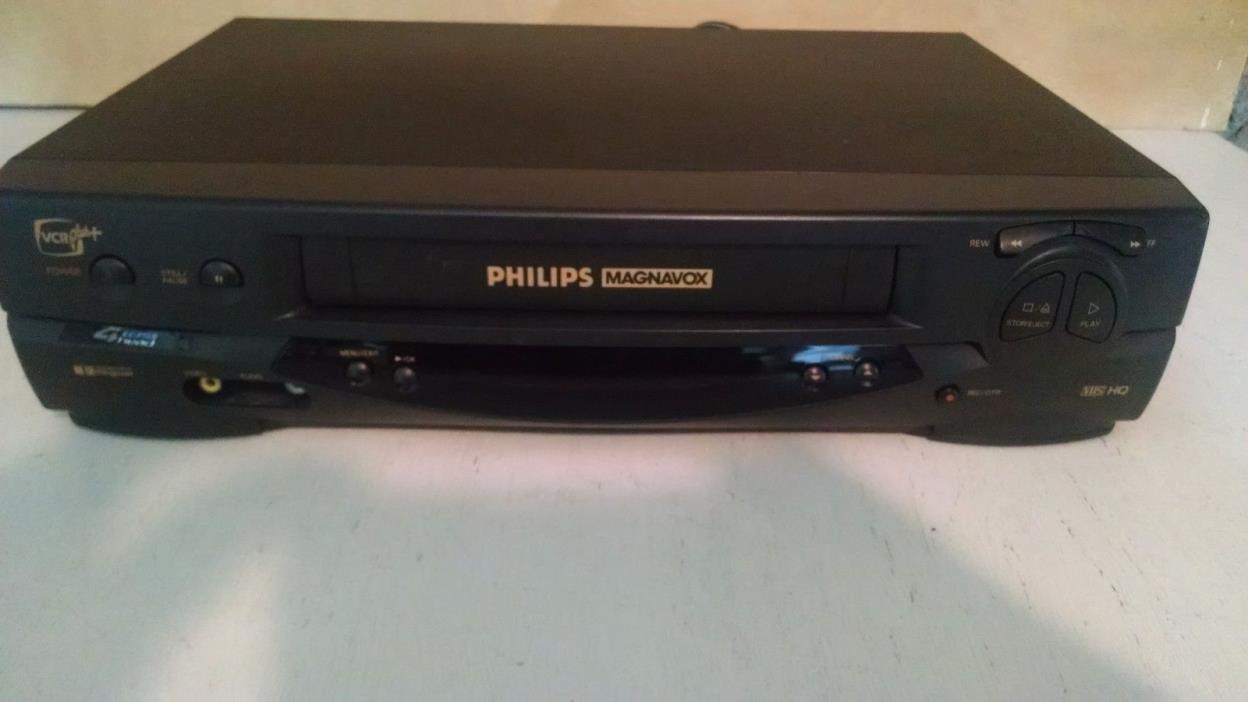 Tested Clean & Working Philips Magnavox VRZ244 VHS VCR Video Cassette Recorder