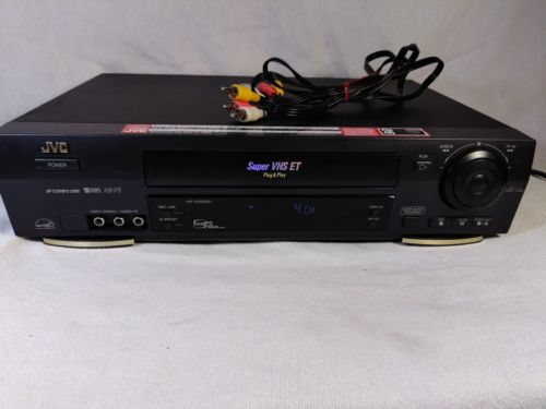 JVC HR-S3900U VCR Super-VHS ET VCR Recorder Player SVHS. FREE SHIPPING!