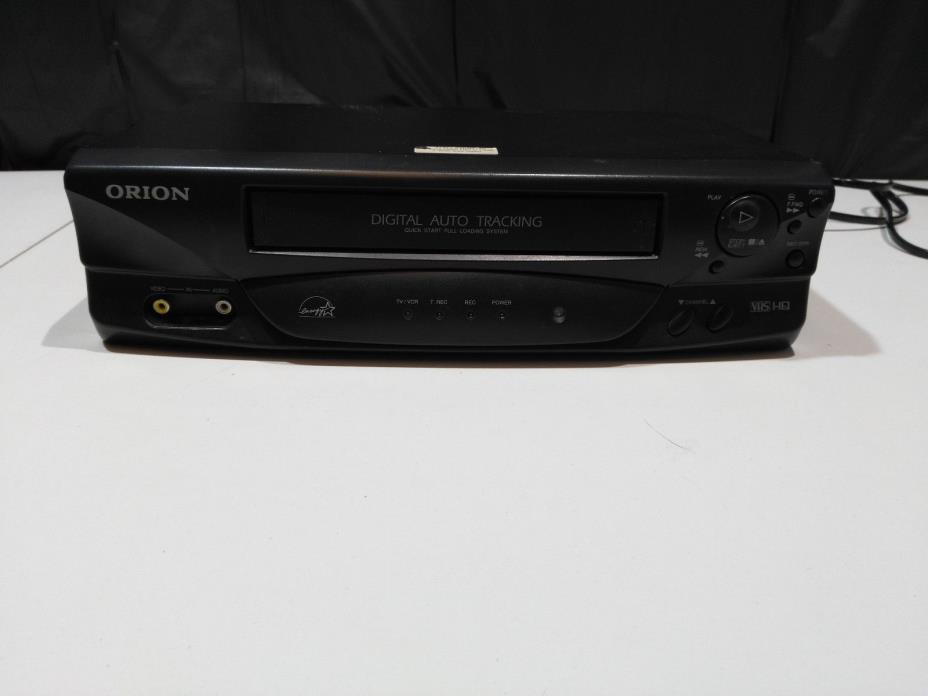 ORION VCR VHS Model vr0212a FOR PARTS/NOT FULLY WORKING/NO REMOTE