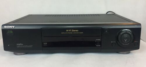 Sony Hi Fi Stereo VCR Plus SLV-775HF VHS Player With A/V Cables