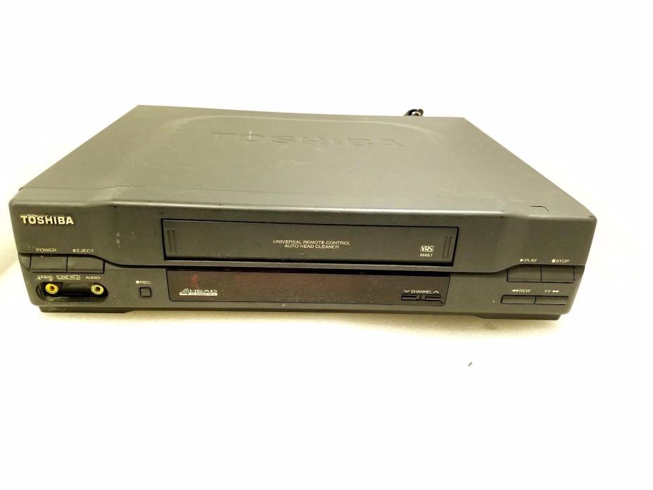 Toshiba M-461 Mono VHS VCR Recorder no Remote Control