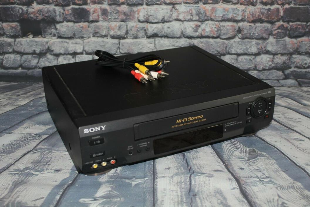 Sony SLV-N50 VHS VCR Hi Fi Stereo With Wires