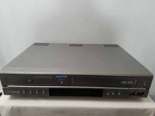 Samsung DVD-V2000 DVD VCR Combo Player CD-R/RW VHS Tested No Remote