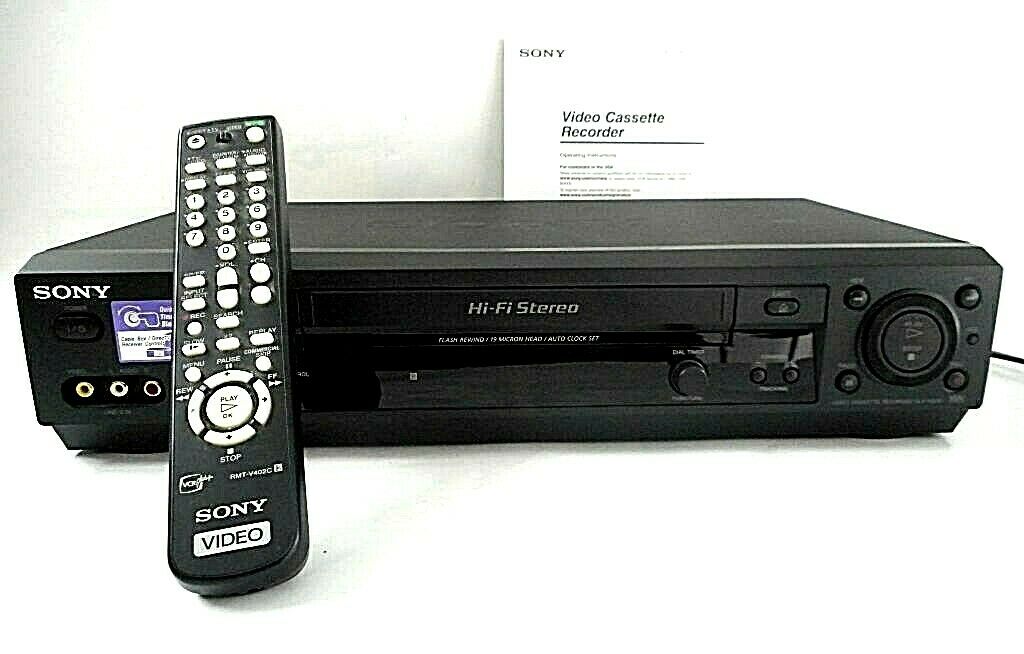 SONY SLV-N900 VCR VHS Player 4 head HI-FI Video Cassette Recorder w/Remote MINT