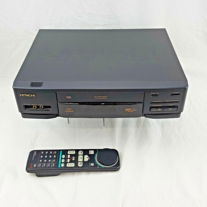 Hitachi VT-M284A Video Cassette Recorder VCR Plus+ VHS Player w/Remote